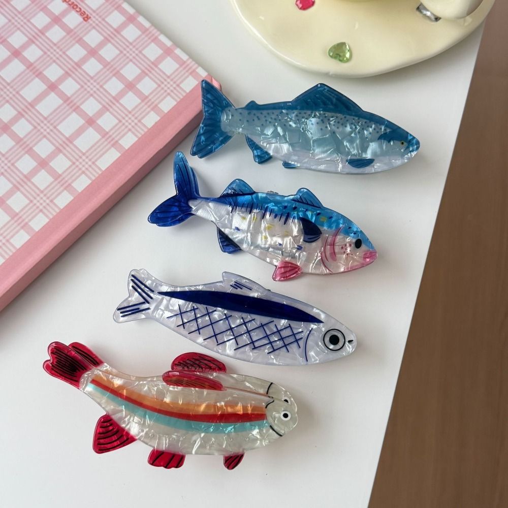 Hairpin Ocean Animal Hair Claw - Korean Girls Lifestyle 评论和价格